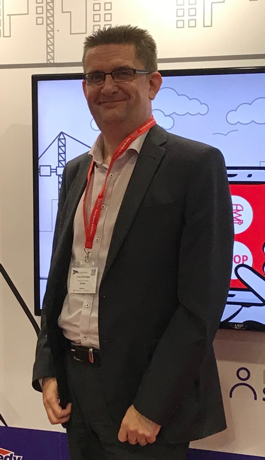 Owen Whitehead — marketing consultant at industry event